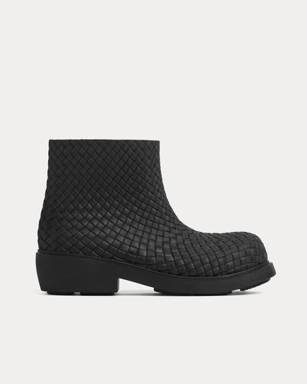 braardban  BOTTEGA VENETA ファイヤーマンブーツ Bottega Veneta Men's Fireman Ankle Black Boots