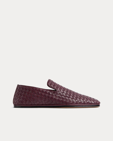 Bottega Veneta Palazzo Deep Mahogany Slippers