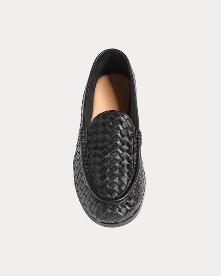Bottega Veneta Silenzio Black Loafers - 2