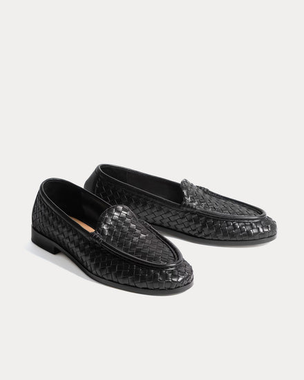 Bottega Veneta Silenzio Black Loafers - 3