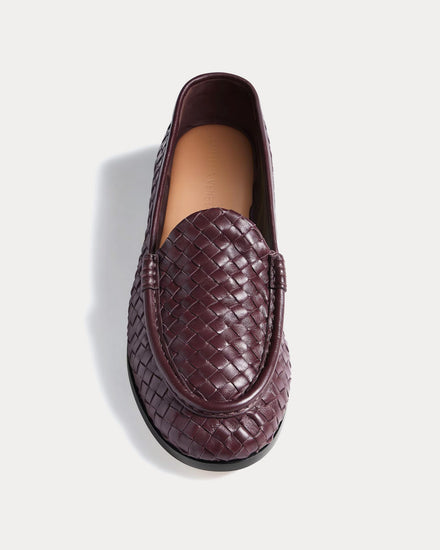 Bottega Veneta Silenzio Deep Mahogany Loafers - 2