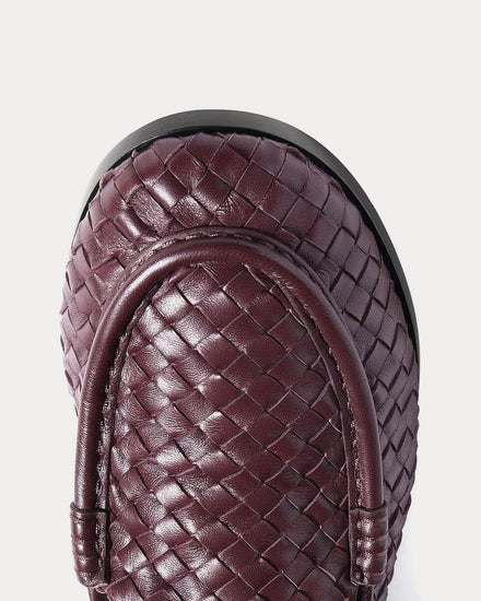 Bottega Veneta Silenzio Deep Mahogany Loafers - 5