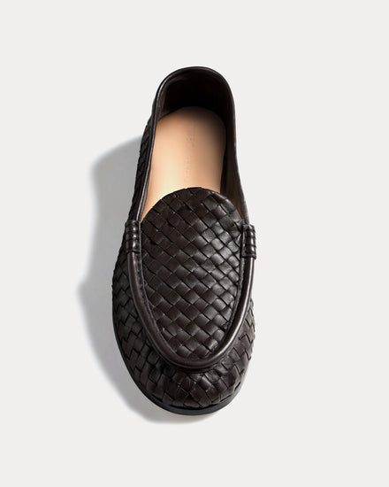 Bottega Veneta Silenzio Espresso Loafers - 2