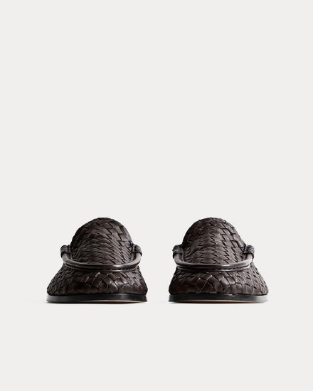 Bottega Veneta Silenzio Espresso Loafers - 3
