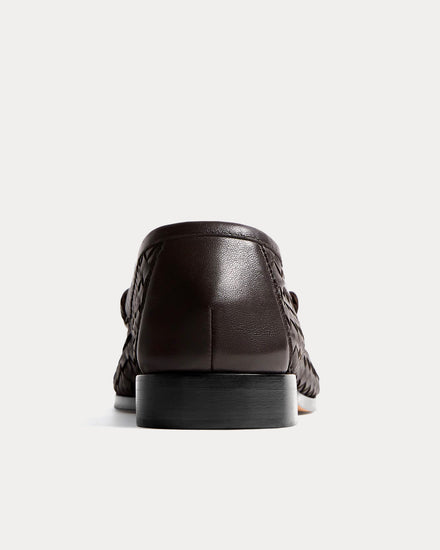 Bottega Veneta Silenzio Espresso Loafers - 4