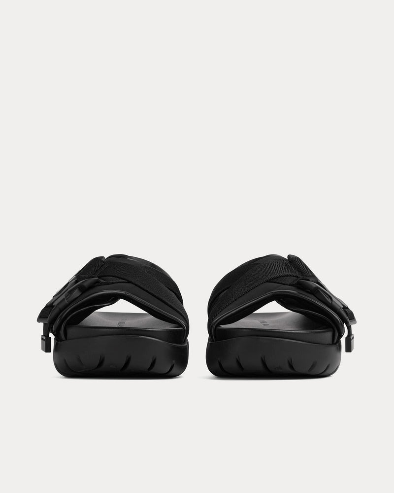 Bottega Veneta Unisex Snap Slide Black Sandals