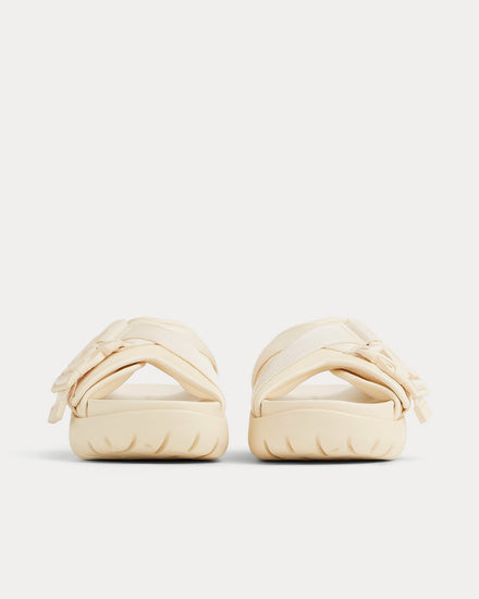 Bottega Veneta Snap Slide Sea Salt Sandals - 3