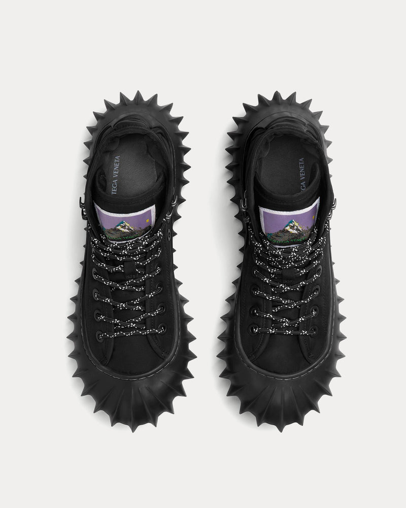 Bottega Veneta Denver Black High Top Sneakers - 2