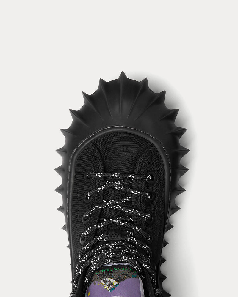 Bottega Veneta Denver Black High Top Sneakers - 5