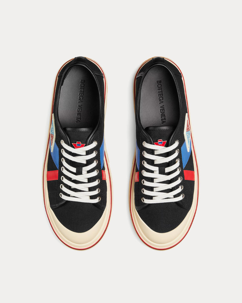 Bottega Veneta Eliot Black Low Top Sneakers - 2