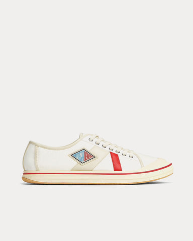 Bottega Veneta Eliot White / Sea Salt Low Top Sneakers