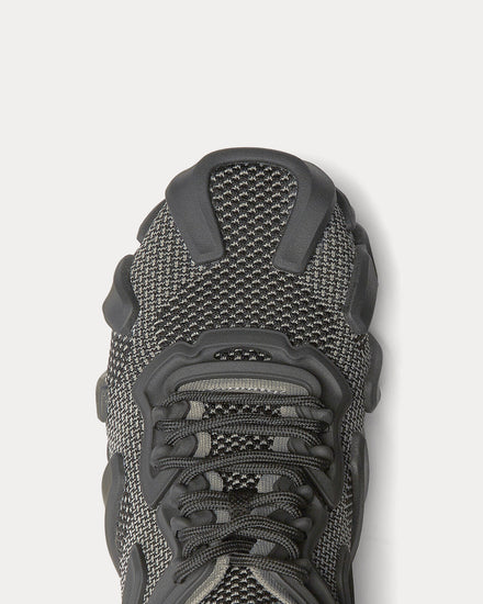 Bottega Veneta Flex Technical Knit Grey Low Top Sneakers - 4
