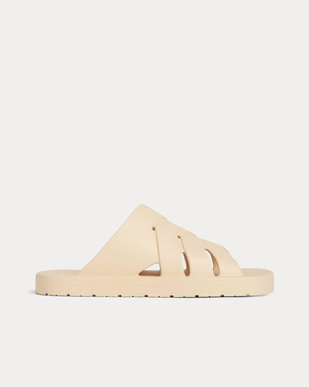 Bottega Veneta Flintstone Sea Salt Mules - 1