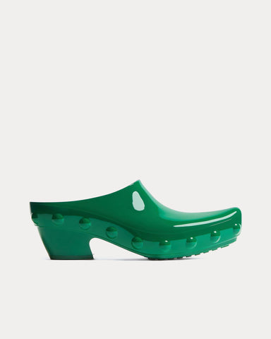 Bottega Veneta Gondola Grass Green Clogs