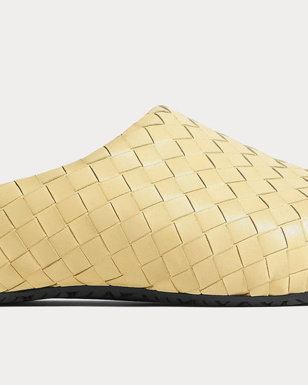 Bottega Veneta Klog Butter Yellow Mules - 2