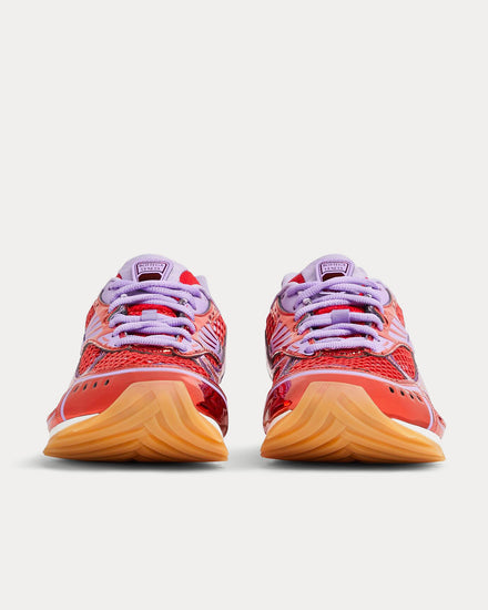 Bottega Veneta Orbit Metallic Red / Wisteria Low Top Sneakers - 3