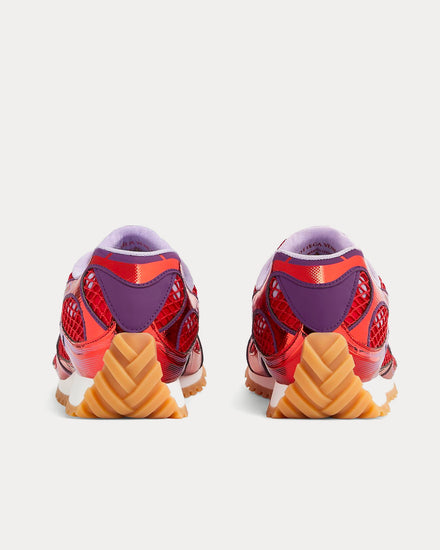 Bottega Veneta Orbit Metallic Red / Wisteria Low Top Sneakers - 4