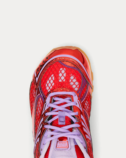 BOTTEGA VENETA / ローカットスニーカー/--/RED Bottega Veneta Women's Orbit Metallic Red / Wisteria Low Top