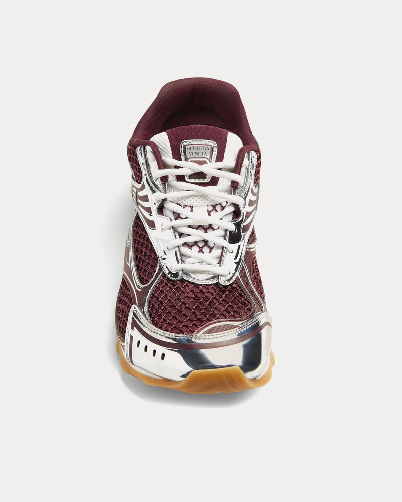Bottega Veneta Orbit Barolo / Silver Low Top Sneakers - 2
