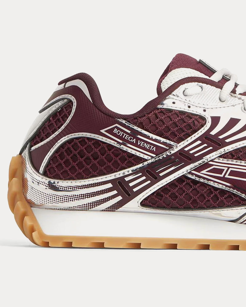 Bottega Veneta Orbit Barolo / Silver Low Top Sneakers - 4