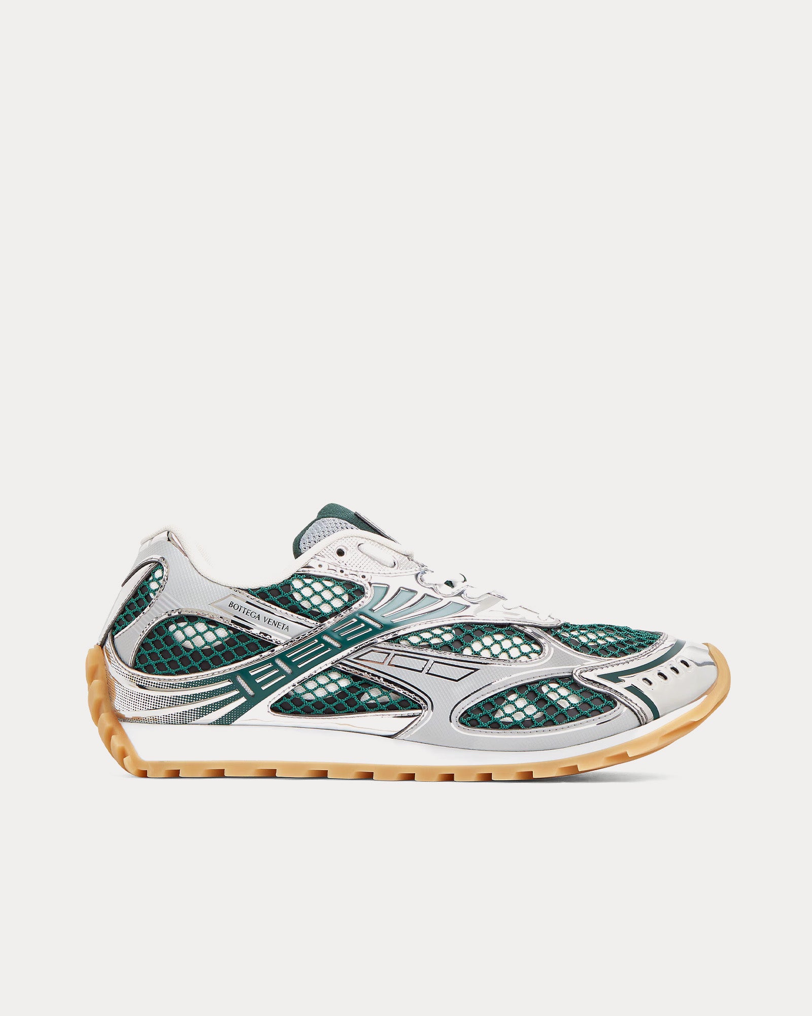 【non＊ 】BOTTEGA VENETA ニットポロ Bottega Veneta Men's Orbit Billiard / Silver Low Top Sneakers