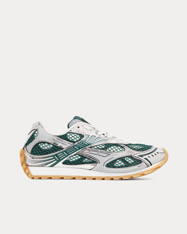 Bottega Veneta Orbit Billiard / Silver Low Top Sneakers