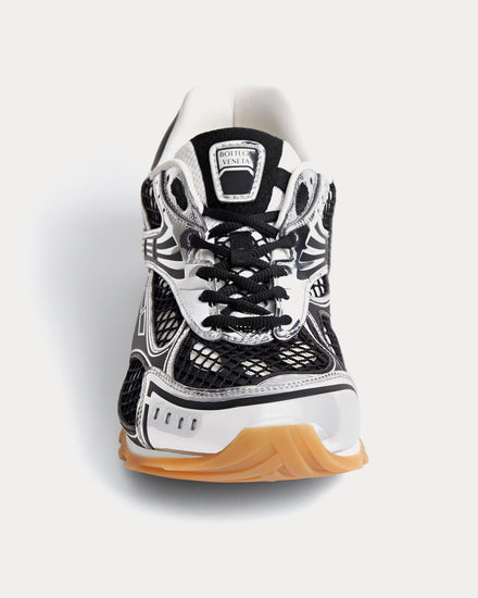 Bottega Veneta Orbit Black / Silver Low Top Sneakers - 2