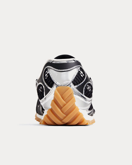 Bottega Veneta Orbit Black / Silver Low Top Sneakers - 3
