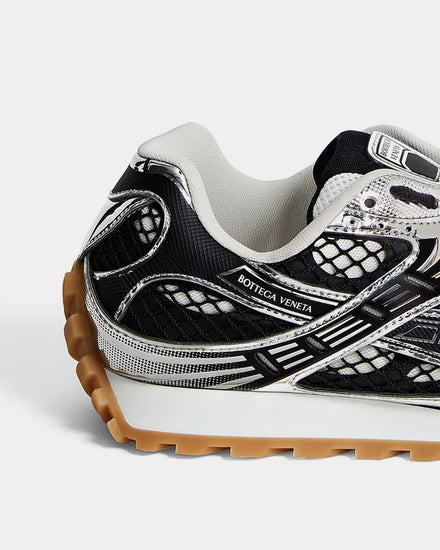 Bottega Veneta Orbit Black / Silver Low Top Sneakers - 4