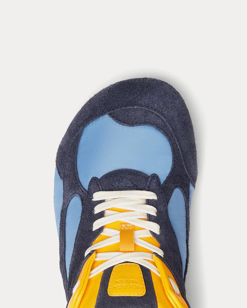 Bottega Veneta Orbit Flash Abyss / Ice / Egg Yolk Low Top Sneakers - 4