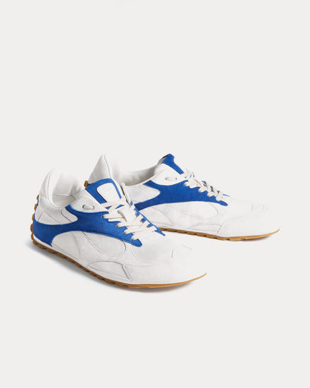 Bottega Veneta Orbit Flash Alabaster / Cookie Blue Low Top Sneakers - 3