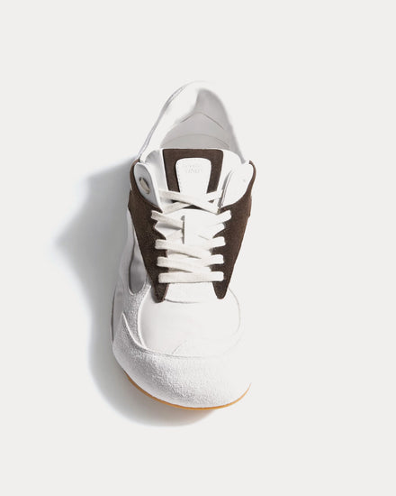 Bottega Veneta Orbit Flash Alabaster / Espresso Low Top Sneakers - 2