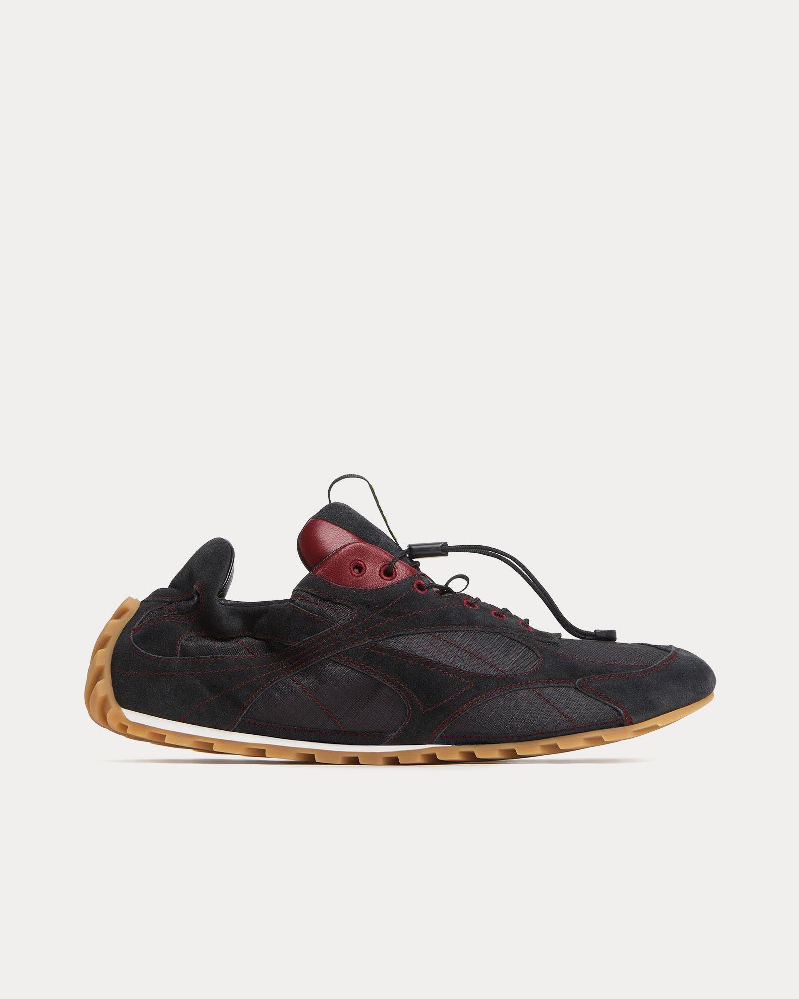 Bottega Veneta Women's Orbit Flash Black / Dark Apple Candy Low