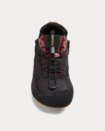 Bottega Veneta Orbit Flash Black / Dark Apple Candy Low Top Sneakers - 2