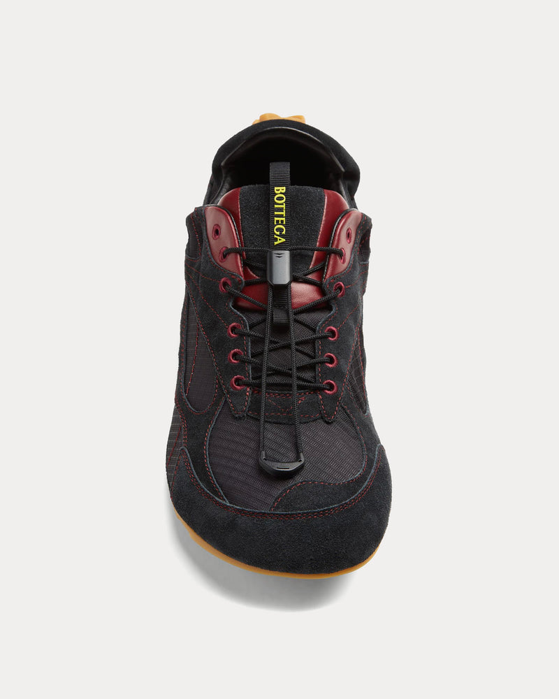 Bottega Veneta Orbit Flash Black / Dark Apple Candy Low Top Sneakers - 2