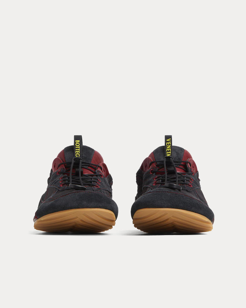 Bottega Veneta Orbit Flash Black / Dark Apple Candy Low Top Sneakers - 3