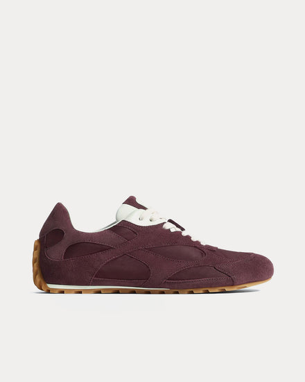 Bottega Veneta Women's Orbit Flash Deep Mahogany / Glacier Low Top
