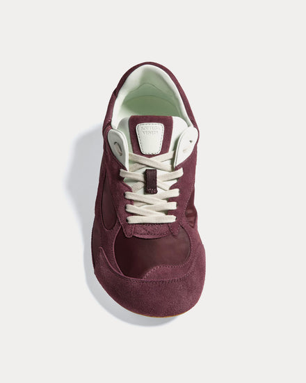 靴 BOTTEGA VENETA Bottega Veneta Women's Orbit Flash Deep Mahogany / Glacier Low Top