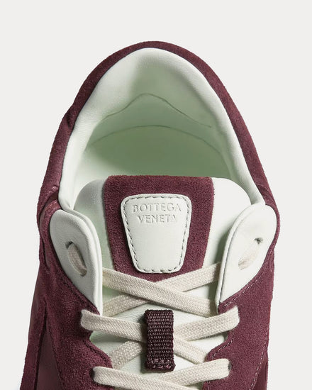 bottega veneta靴 Bottega Veneta Women's Orbit Flash Deep Mahogany / Glacier Low Top