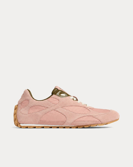 Bottega Veneta Orbit Flash Terra Pink / Olive Oil Low Top Sneakers - 1