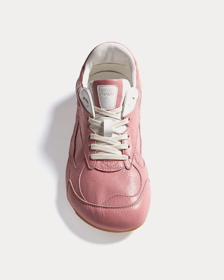 Bottega Veneta Orbit Flash Calfskin Camelia Low Top Sneakers - 2