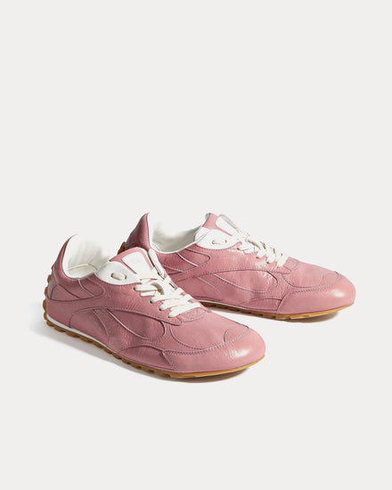 Bottega Veneta Orbit Flash Calfskin Camelia Low Top Sneakers - 3