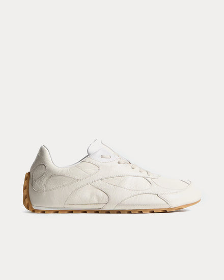 Bottega Veneta Orbit Flash Calfskin White Low Top Sneakers - 1