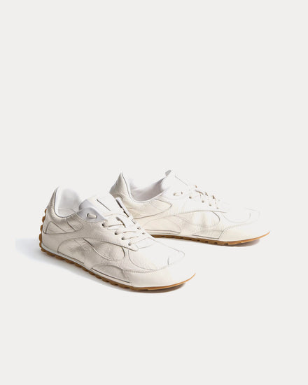 Bottega Veneta Orbit Flash Calfskin White Low Top Sneakers - 3