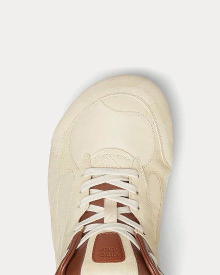 Bottega Veneta Orbit Flash Sea Salt / Caramel Low Top Sneakers - 5