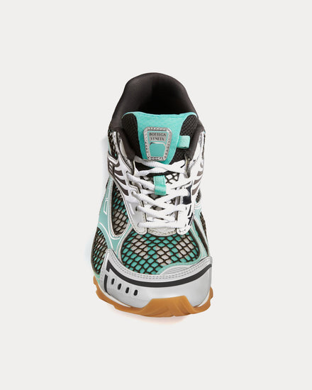 Bottega Veneta Orbit Green Oasis / Espresso Low Top Sneakers - 2