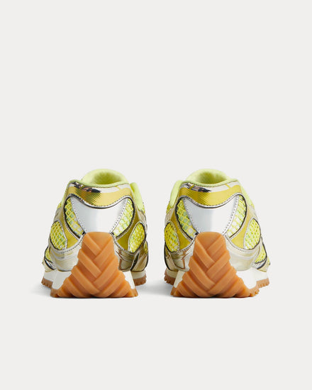 Bottega Veneta Orbit Sherbert / Silver Low Top Sneakers - 4