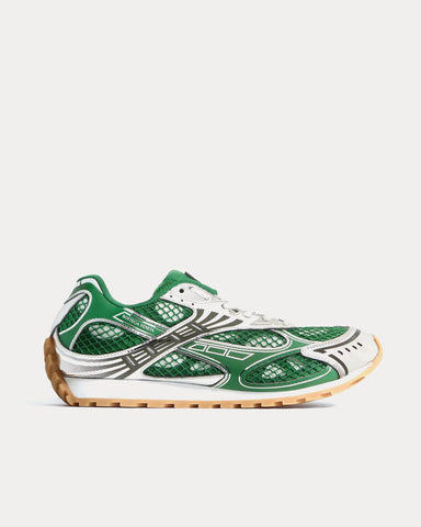 Bottega Veneta Orbit Bark Green / Shamrock Low Top Sneakers
