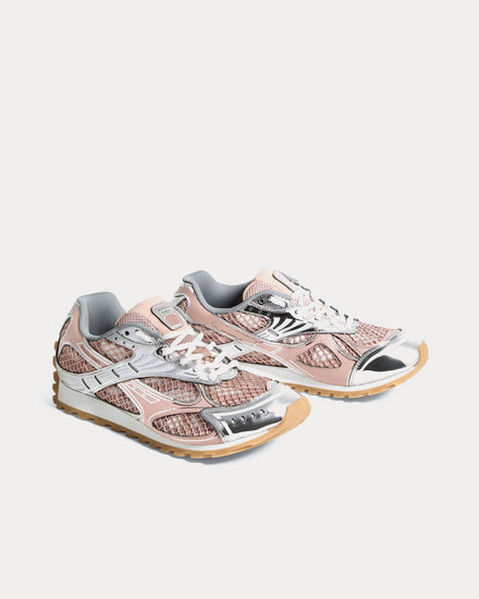 Bottega Veneta Orbit White / Terra Pink Low Top Sneakers - 3