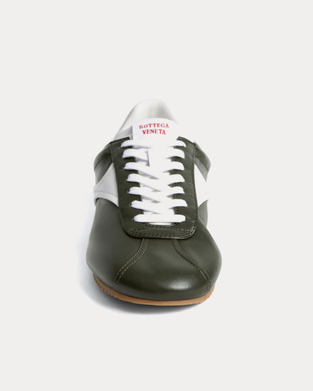 Bottega Veneta Shot Bark Green / Alabaster Low Top Sneakers - 2